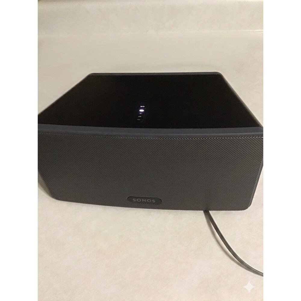 Sonos PLAY:3 Wireless Smart Speaker Black WiFi Streaming Tested Works